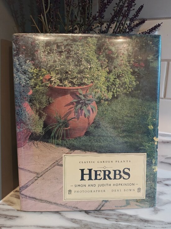 Other - 1989 Herbs Classic Garden Plants Simon Judith Hopkinson Vintage Gardening Book